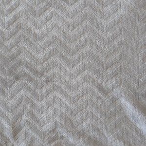 Victoria Textiles Chevron Semi- Plush Throw Blanket- Grey